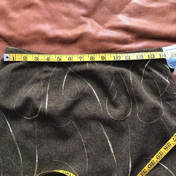 Donna Rae NY Brown Skirt Size 4P NWT - Picture 6 of 7